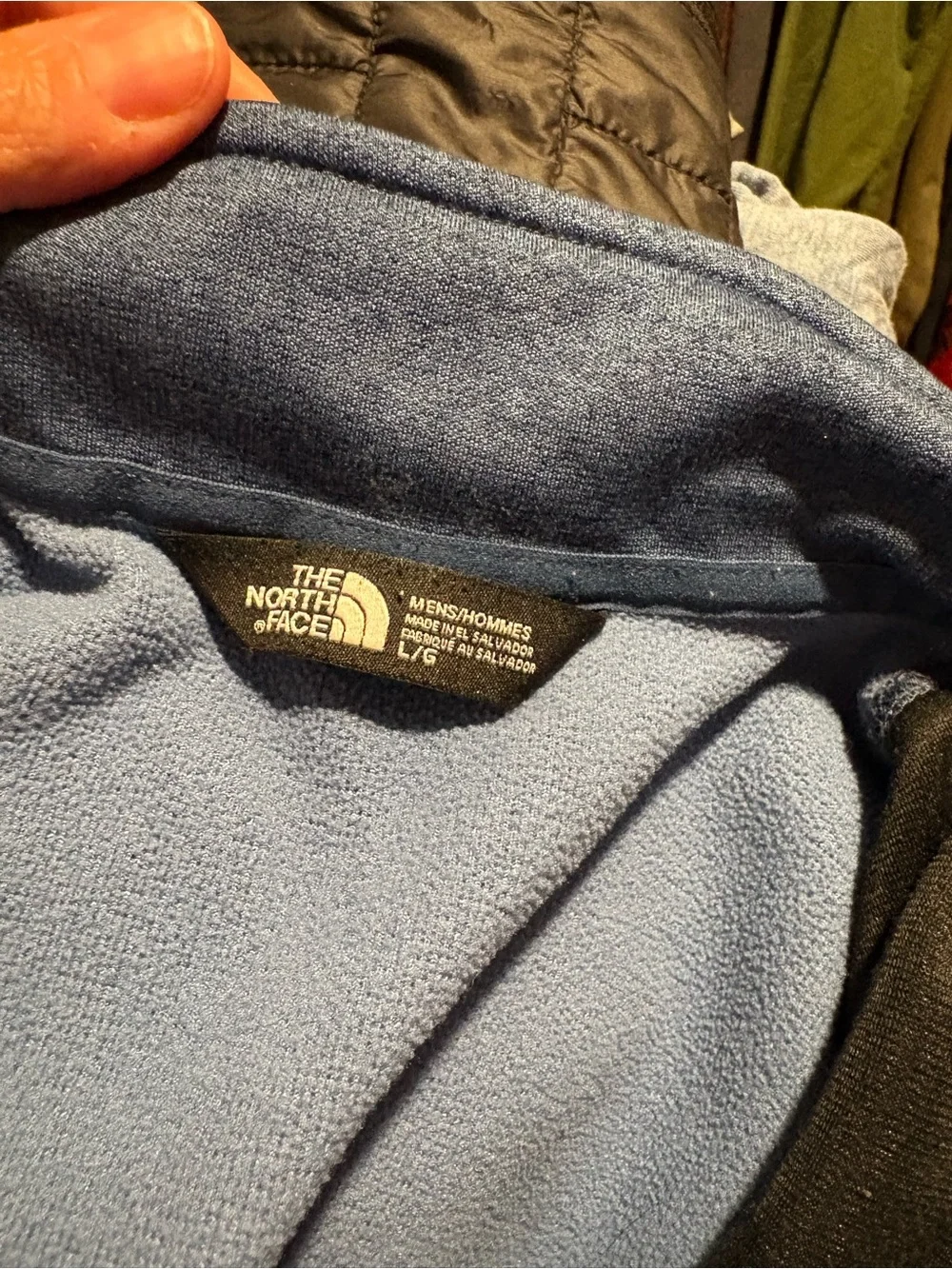The North Face Men's Canyonlands 1/2 Zip Jacket - Shady Blue Heather Large